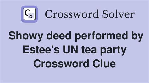 a party to crossword clue